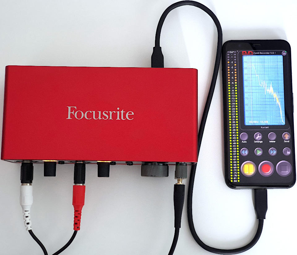 Field Recorder mit Focusrite™ Scarlett 2i2 3rd Gen